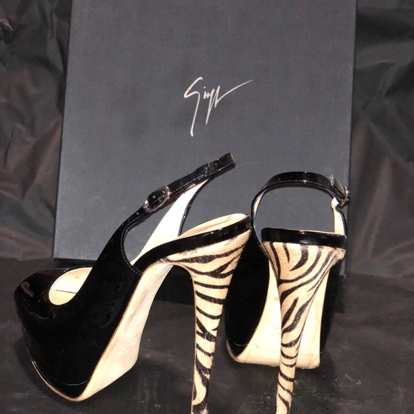 Giuseppe Zanotti black slingback pumps 8.5 - Picture 3 of 5